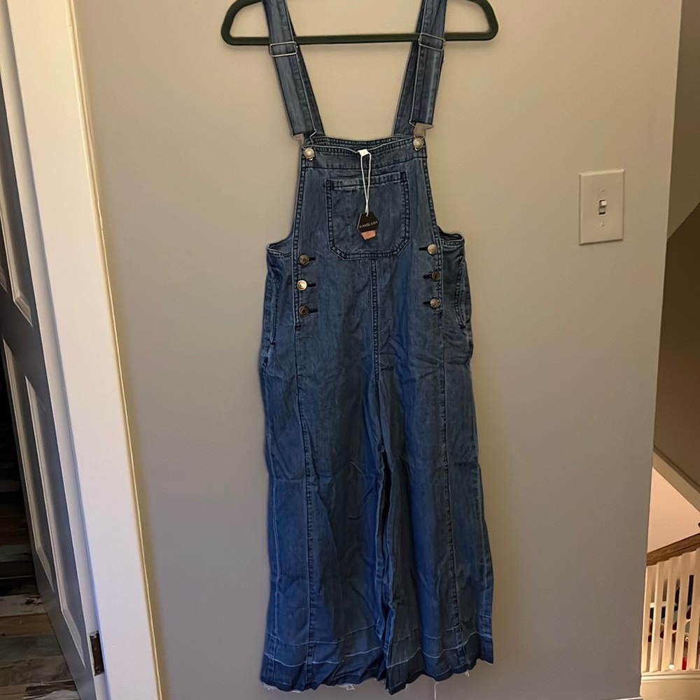 Pinkblush Maternity denim overalls